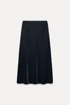 Discount FALDA MIDI TERCIOPELO Mujer Faldas / Shorts