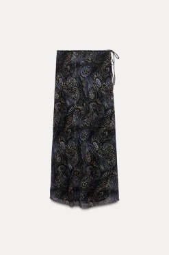 Online FALDA MIDI TUL ESTAMPADO Mujer Faldas / Shorts