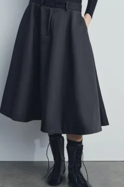 Best FALDA MIDI VOLUMEN ZW COLLECTION Mujer Faldas / Shorts