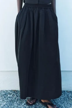 Best FALDA MIDI VOLUMEN ZW COLLECTION Mujer Faldas / Shorts