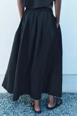 Best FALDA MIDI VOLUMEN ZW COLLECTION Mujer Faldas / Shorts