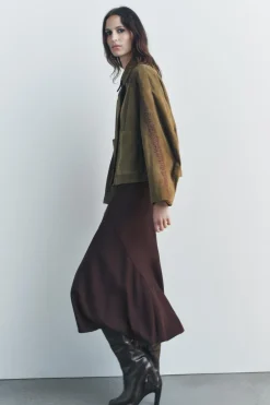 Hot FALDA MIDI VUELO ZW COLLECTION Mujer Faldas / Shorts