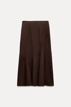 Hot FALDA MIDI VUELO ZW COLLECTION Mujer Faldas / Shorts