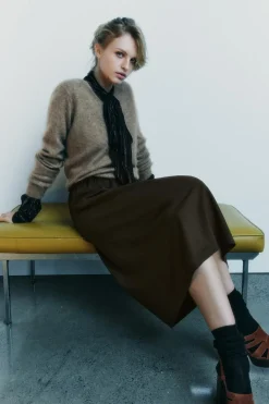 Sale FALDA MIDI ZW COLLECTION Mujer Faldas / Shorts