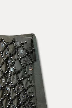 Outlet FALDA MINI ABALORIOS LENTEJUELAS Mujer Faldas / Shorts