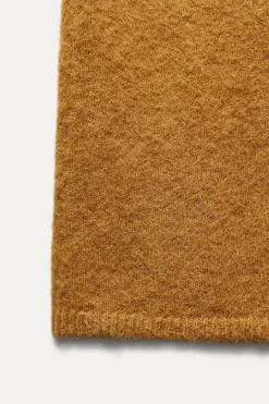 Clearance FALDA MINI CON ALPACA Y LANA Mujer Cárdigan / Jerséis|Punto