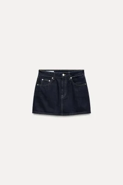 Sale FALDA MINI DENIM TRF Mujer Faldas / Shorts