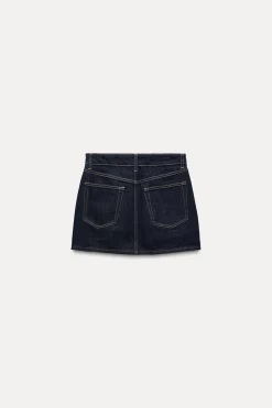 Sale FALDA MINI DENIM TRF Mujer Faldas / Shorts