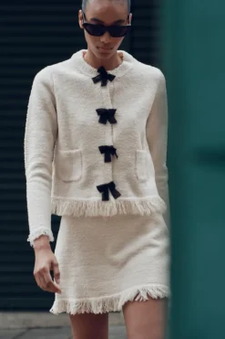 Outlet FALDA MINI PUNTO Mujer Cárdigan / Jerséis|Punto