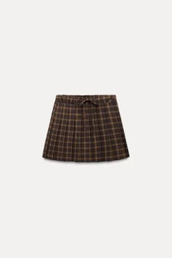 Sale FALDA MINI TABLAS CUADROS Mujer Faldas / Shorts