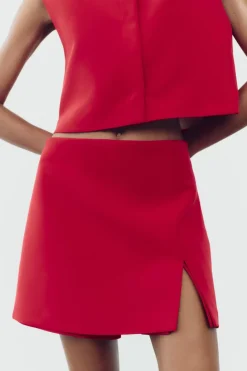 Fashion FALDA PANTALÓN BAJO ABERTURA Mujer Faldas / Shorts