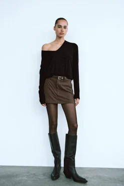 Fashion FALDA PANTALÓN CINTURÓN Mujer Faldas / Shorts