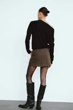 Fashion FALDA PANTALÓN CINTURÓN Mujer Faldas / Shorts