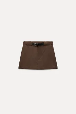 Fashion FALDA PANTALÓN CINTURÓN Mujer Faldas / Shorts