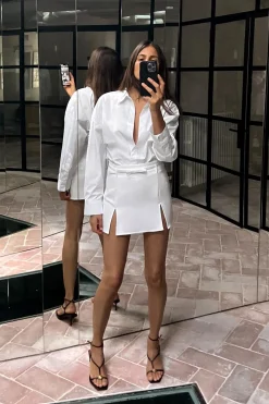 Outlet FALDA PANTALÓN CINTURÓN LAZO Mujer Faldas / Shorts