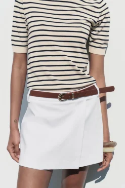 Hot FALDA PANTALÓN CRUZADA CINTURÓN Mujer Faldas / Shorts