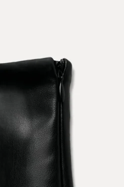 New FALDA PANTALÓN EFECTO PIEL ASIMÉTRICA Mujer Faldas / Shorts