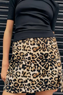 Best FALDA PANTALÓN ESTAMPADO ANIMAL Mujer Faldas / Shorts
