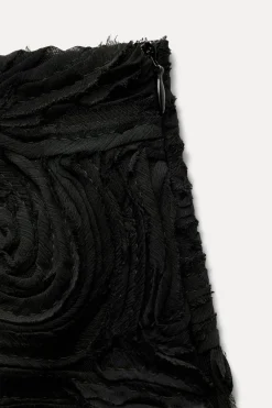 Online FALDA PANTALÓN ESTRUCTURA FLOR Mujer Faldas / Shorts