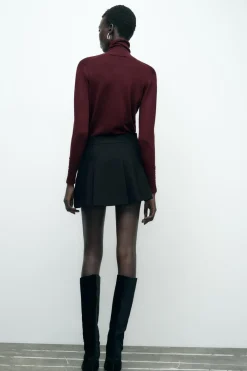 Sale FALDA PANTALÓN PLIEGUES Mujer Faldas / Shorts