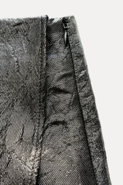 Online FALDA PANTALÓN TEJIDO BRILLO Mujer Faldas / Shorts