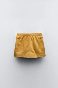 Niños ZARA 1½ - 6 Años·Faldas / Bermudas|1½ - 6 Años·Total Look<FALDA PIEL ANTE