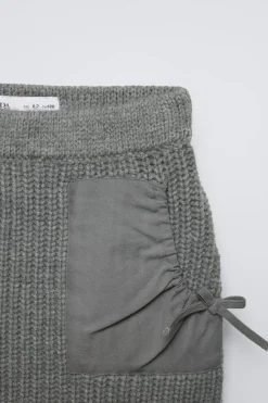 Niños ZARA 6 - 14 Años·Punto|6 - 14 Años·Faldas / Bermudas<FALDA PUNTO BOLSILLOS COMBINADOS
