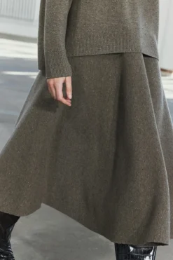 Online FALDA PUNTO EVASÉ CON LANA Mujer Cárdigan / Jerséis|Punto