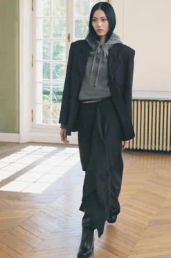 New FALDA RAYA DIPLOMÁTICA ASIMÉTRICA ZW COLLECTION Mujer Faldas / Shorts