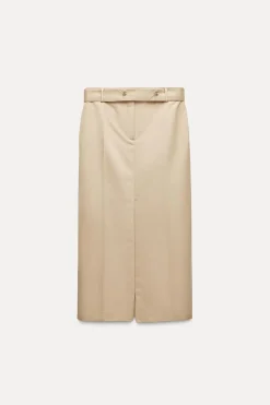 Clearance FALDA RECTA GABARDINA ZW COLLECTION Mujer Faldas / Shorts