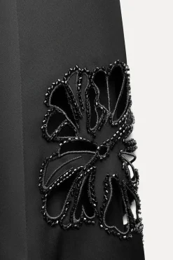 Best FALDA SATINADA BORDADOS ZW COLLECTION Mujer Faldas / Shorts