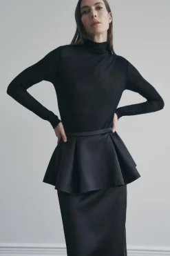 Best FALDA SATÉN PESADO PEPLUM Mujer Faldas / Shorts