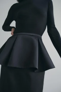 Best FALDA SATÉN PESADO PEPLUM Mujer Faldas / Shorts