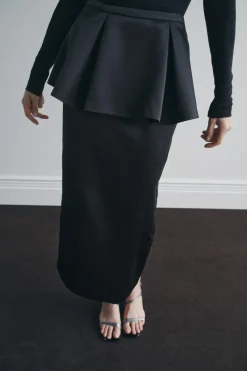 Best FALDA SATÉN PESADO PEPLUM Mujer Faldas / Shorts