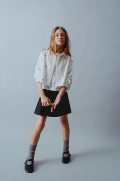 Niños ZARA 6 - 14 Años·Faldas / Bermudas<FALDA TABLAS