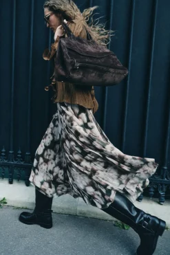 Online FALDA TABLAS ESTAMPADA ZW COLLECTION Mujer Faldas / Shorts