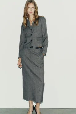 Sale FALDA TUBO CINTURÓN ZW COLLECTION Mujer Faldas / Shorts