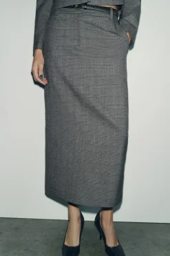 Sale FALDA TUBO CINTURÓN ZW COLLECTION Mujer Faldas / Shorts