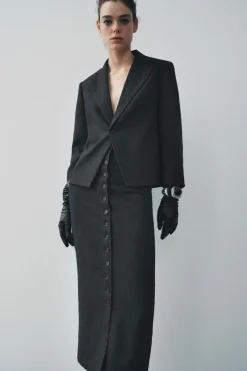 Outlet FALDA TUBO CON LANA ZW COLLECTION Mujer Faldas / Shorts