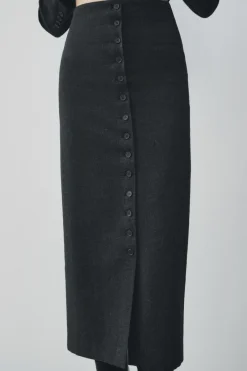 Outlet FALDA TUBO CON LANA ZW COLLECTION Mujer Faldas / Shorts