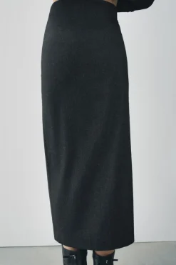 Outlet FALDA TUBO CON LANA ZW COLLECTION Mujer Faldas / Shorts