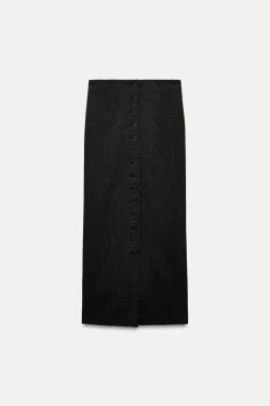 Outlet FALDA TUBO CON LANA ZW COLLECTION Mujer Faldas / Shorts