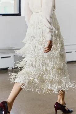 Best FALDA TUBO FLECOS ZW COLLECTION Mujer Faldas / Shorts