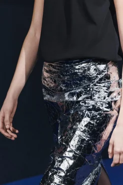 Best FALDA TUBO METALIZADA ZW COLLECTION Mujer Faldas / Shorts