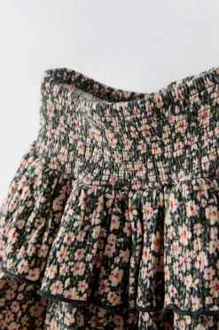 Niños ZARA 1½ - 6 Años·Faldas / Bermudas<FALDA VOLANTES ESTAMPADO