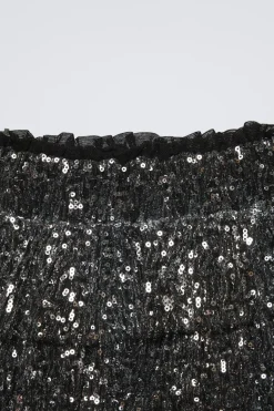 Niños ZARA 6 - 14 Años·Faldas / Bermudas<FALDA VOLANTES LENTEJUELAS