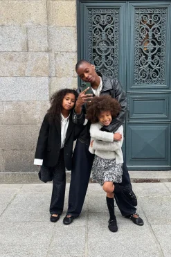 Niños ZARA 6 - 14 Años·Faldas / Bermudas<FALDA VOLANTES LENTEJUELAS