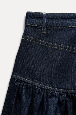 Discount FALDA VUELO DENIM TRF Mujer Faldas / Shorts