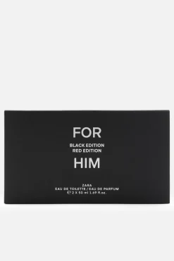 Discount FOR HIM + FOR HIM RED EDITION EDP 2X 50ML (1.69 FL. OZ) Hombre Perfumes