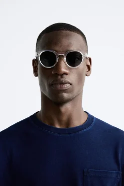 Discount GAFAS DE SOL REDONDAS Hombre Accesorios